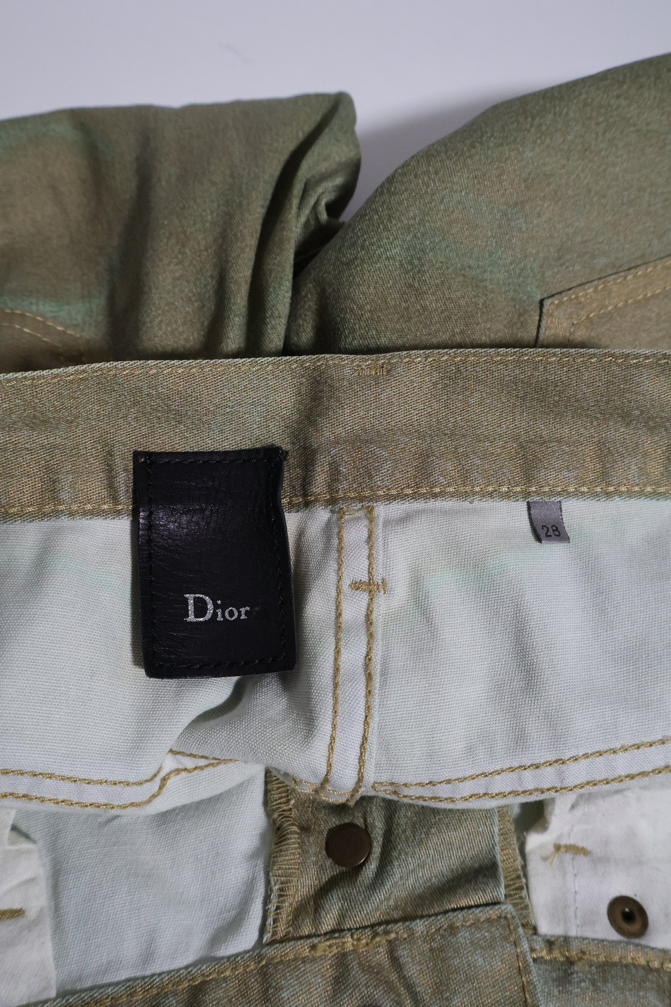 Dior Homme SS06 Gold Pants