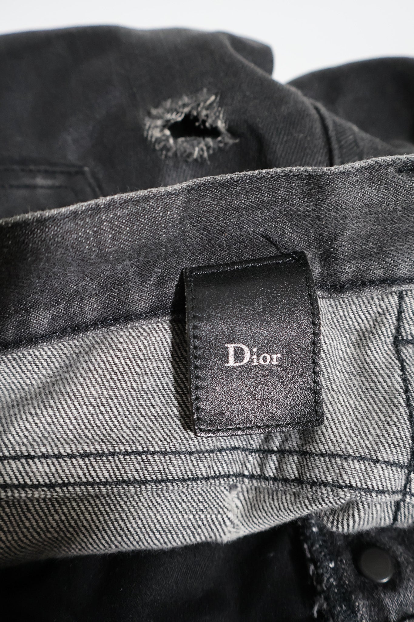 Dior Homme SS04 Strip Denim