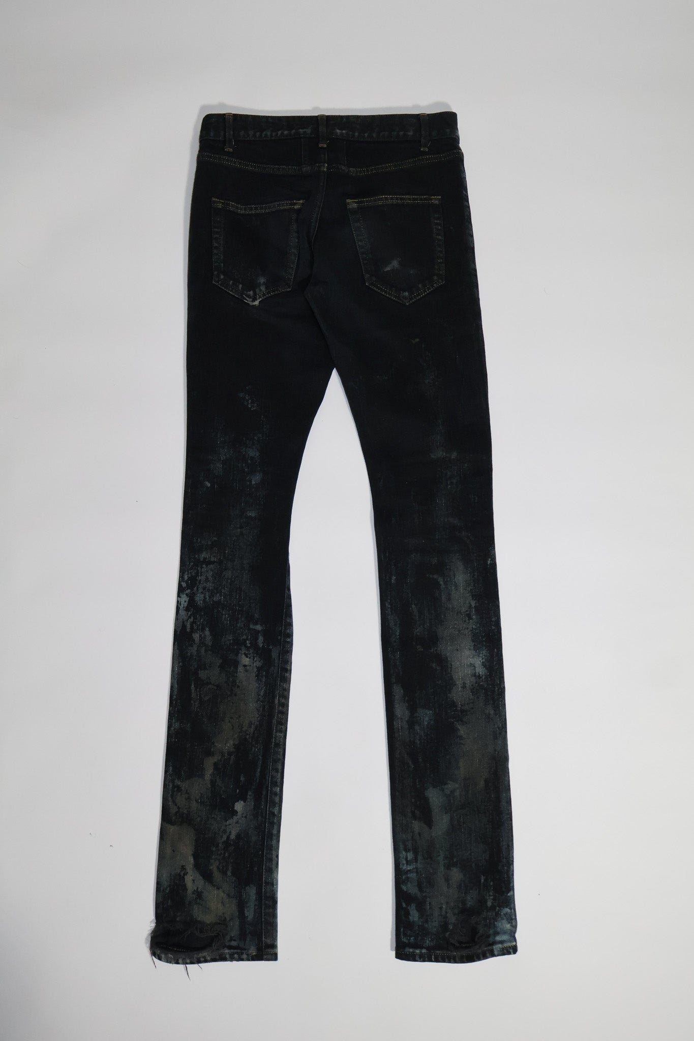Saint Laurent Paris SS14 Mudwash Crash Denim