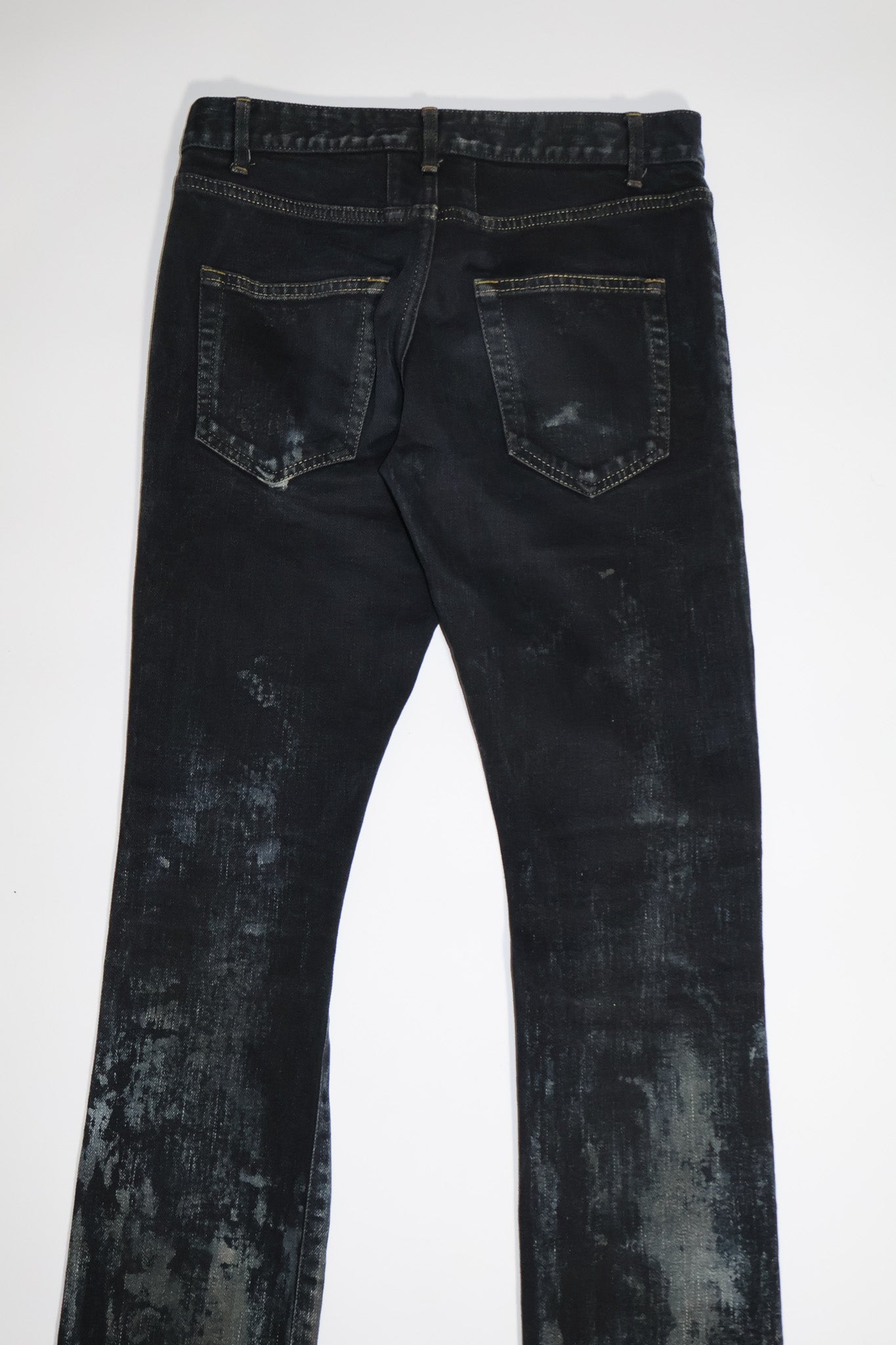 Saint Laurent Paris SS14 Mudwash Crash Denim