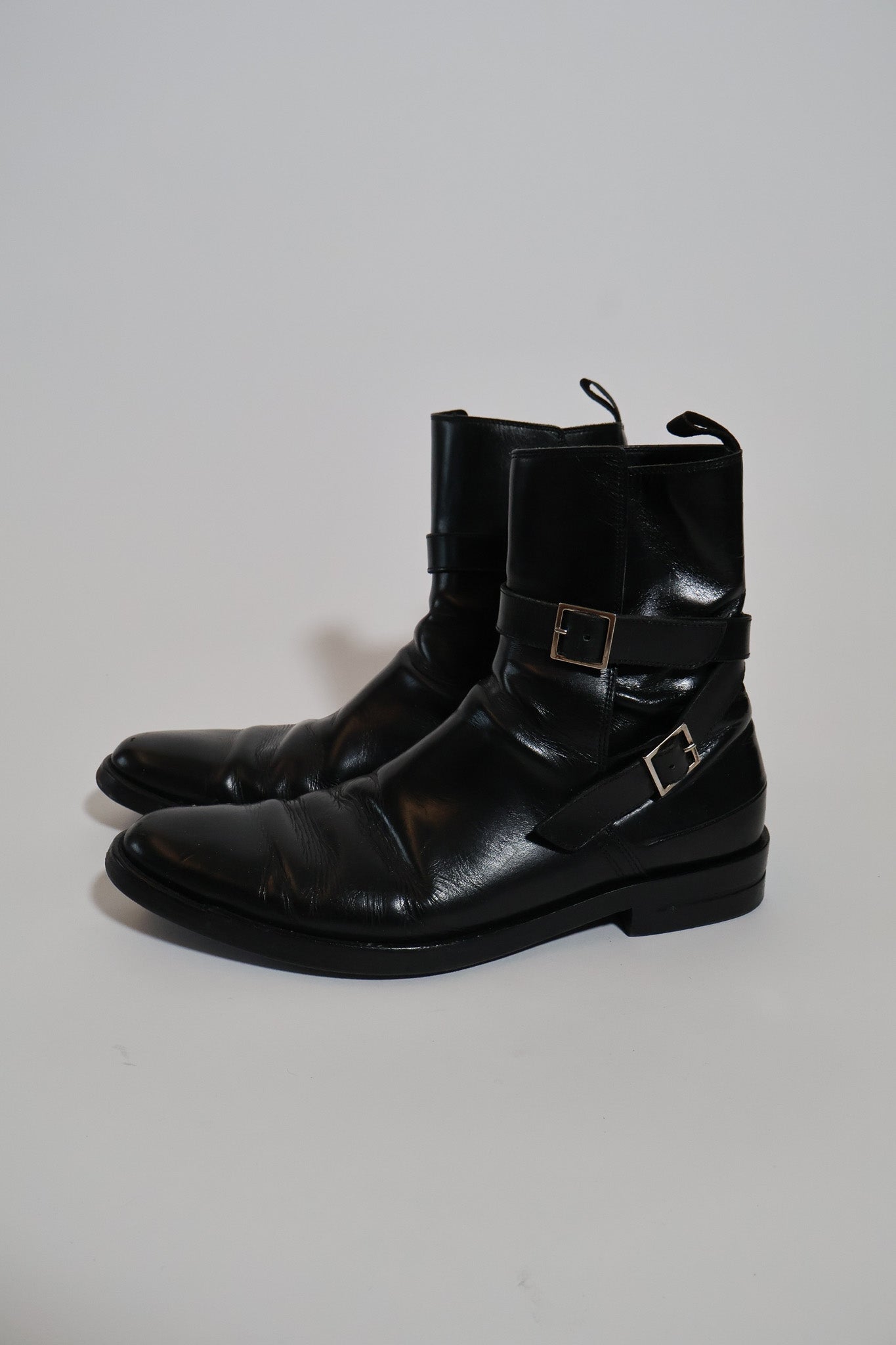 Dior Homme SS04 Strip Buckled Boots