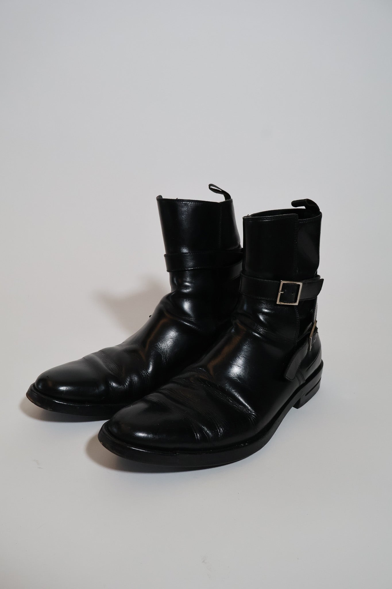 Dior Homme SS04 Strip Buckled Boots