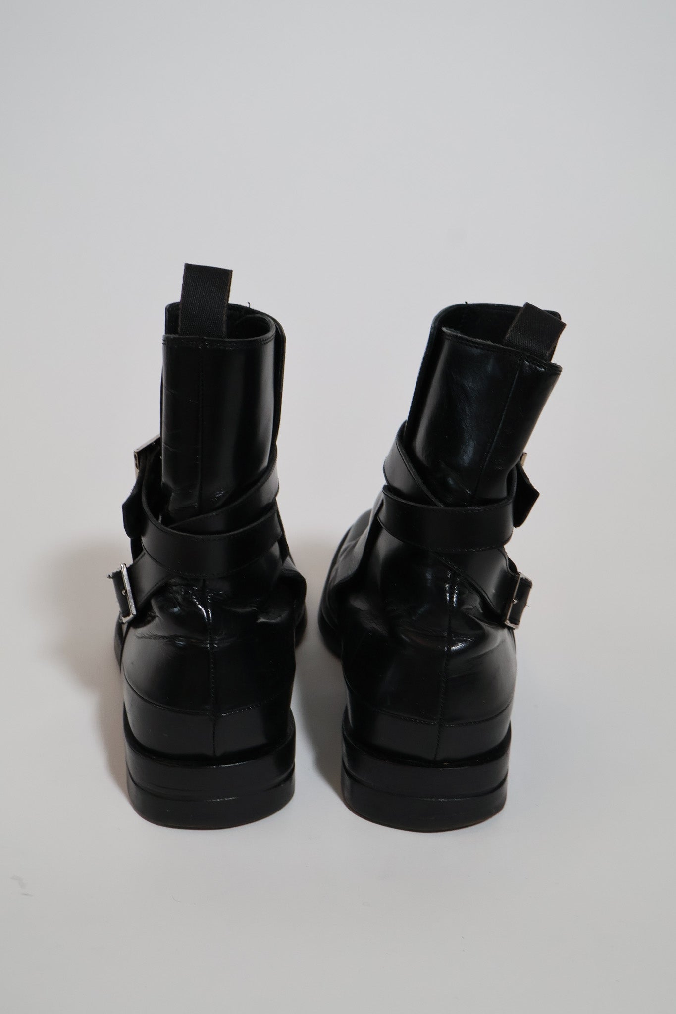 Dior Homme SS04 Strip Buckled Boots