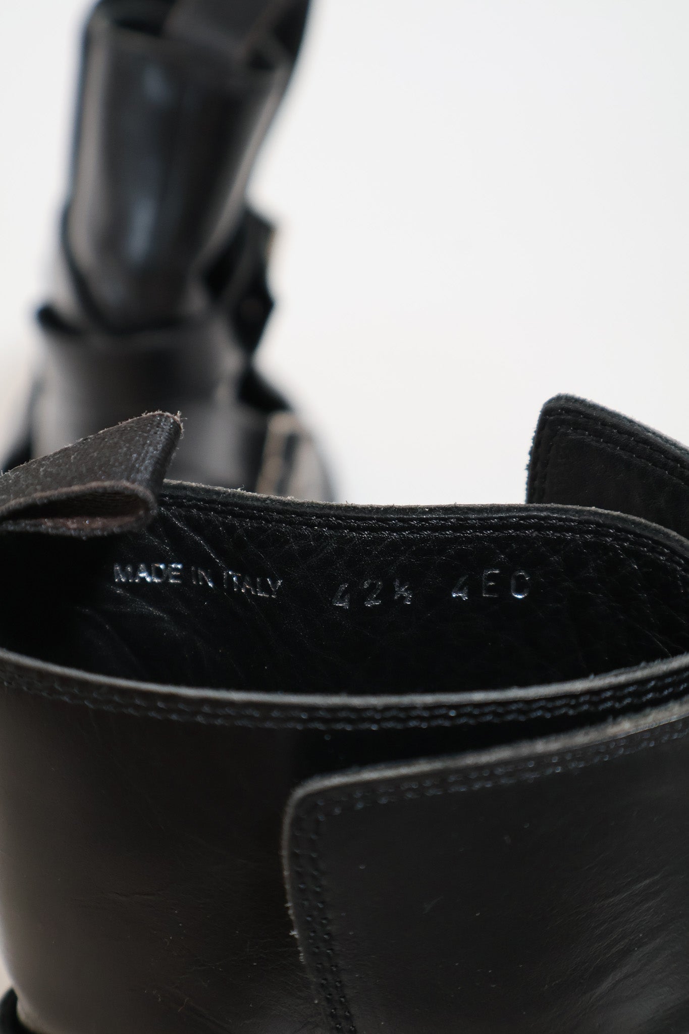 Dior Homme SS04 Strip Buckled Boots