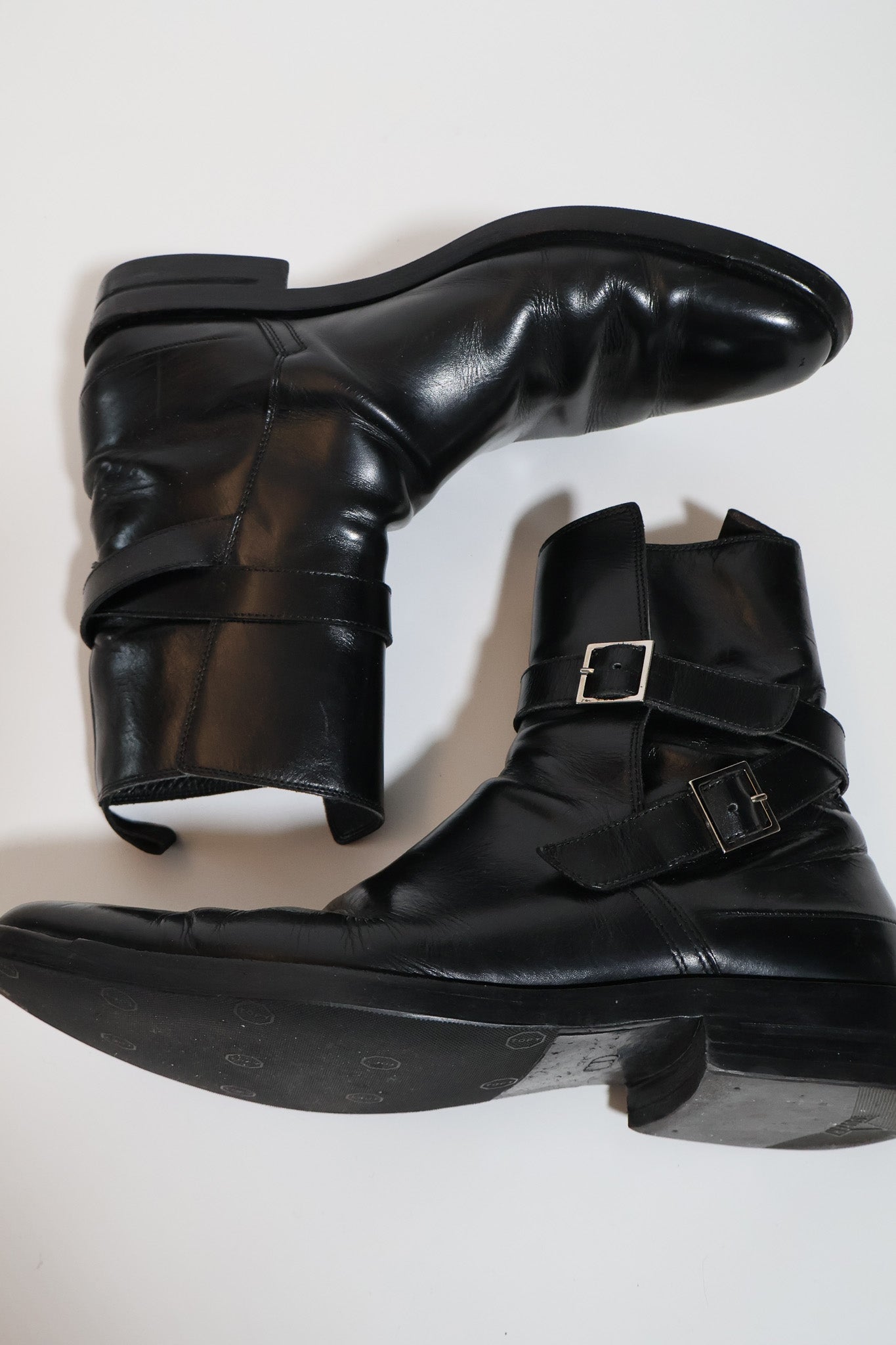 Dior Homme SS04 Strip Buckled Boots