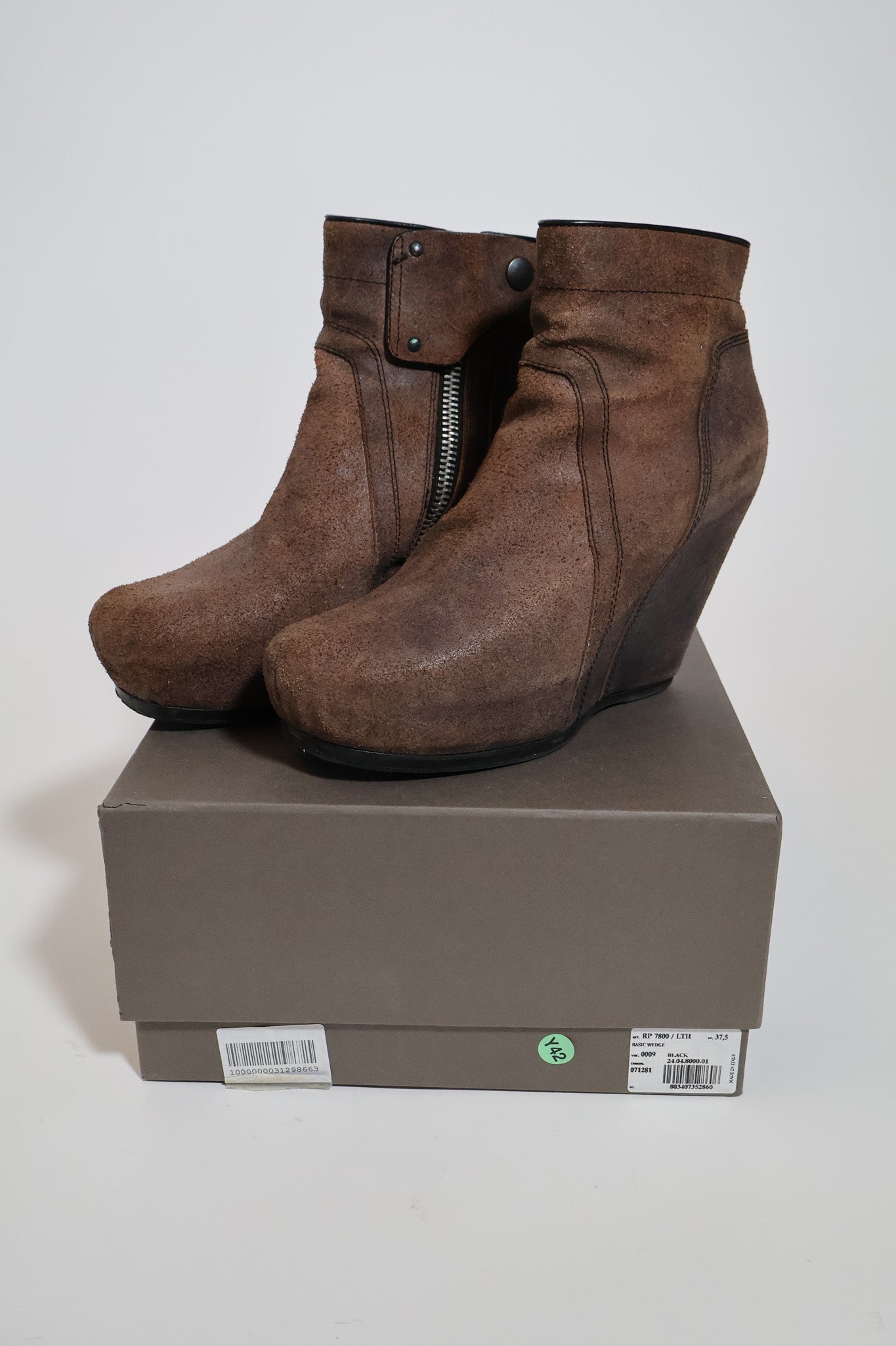 Rick Owens FW14 Wedge Boots