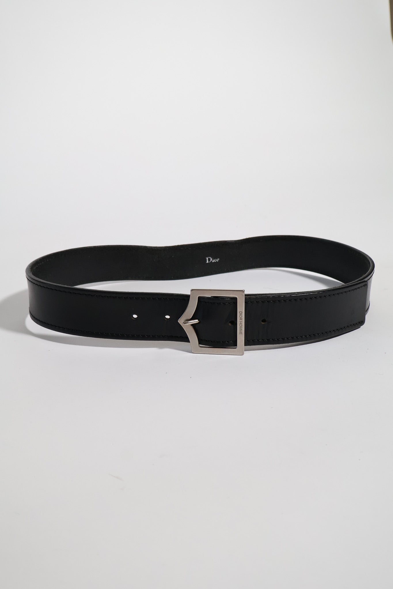 Dior Homme Leather D Point Belt