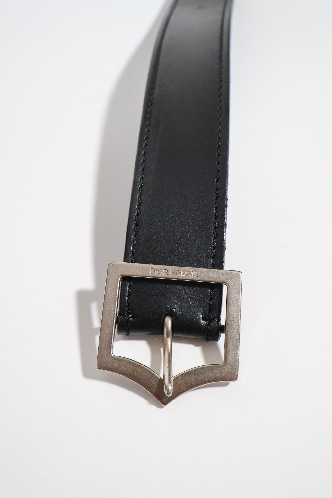 Dior Homme Leather D Point Belt