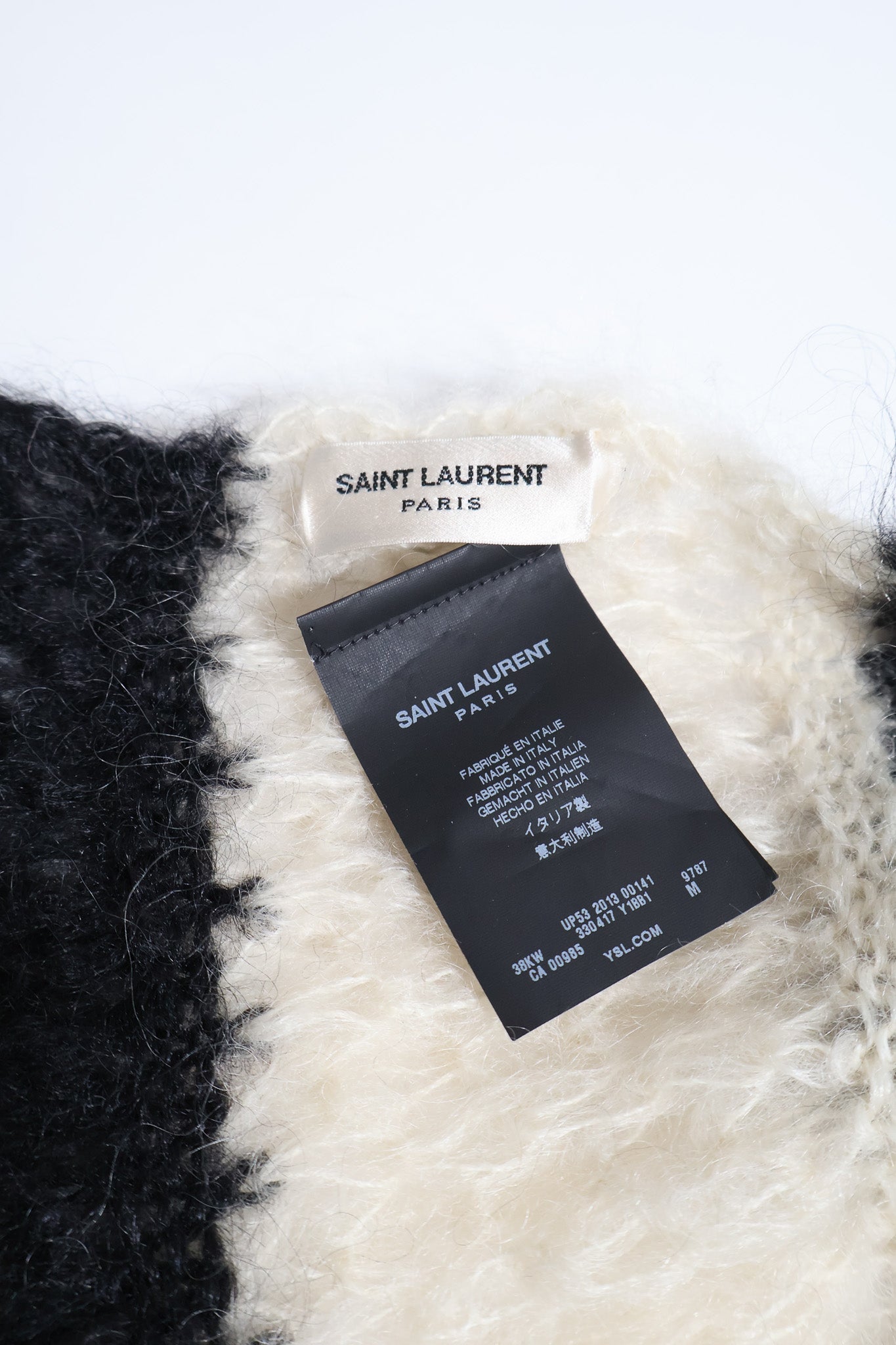 Saint Laurent Paris FW13 Runway Mohair Scarf