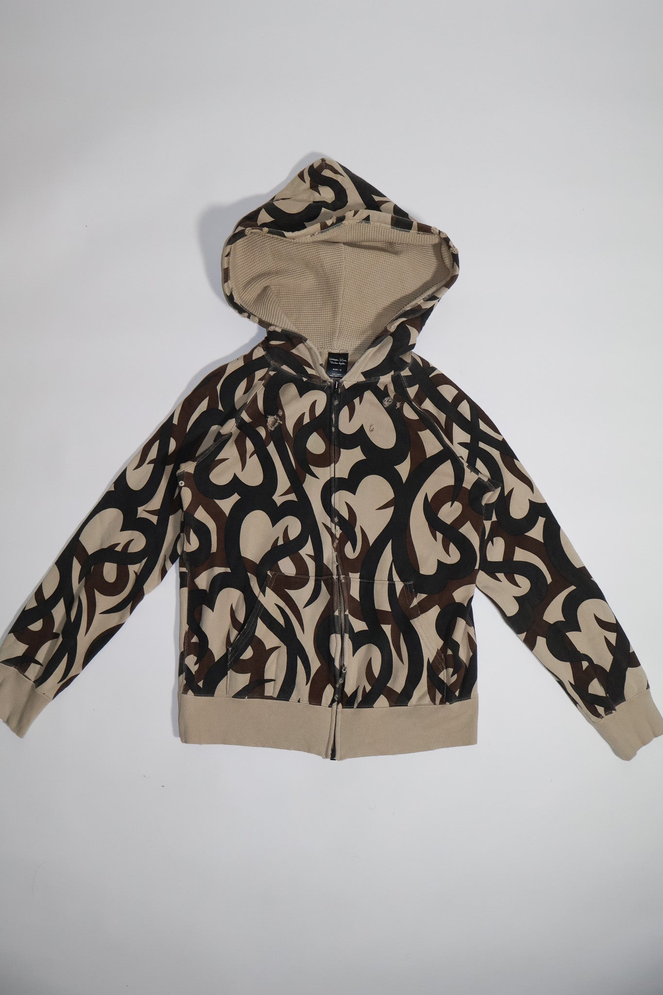 Number (N)ine AW04 Tribal Zip Hoodie