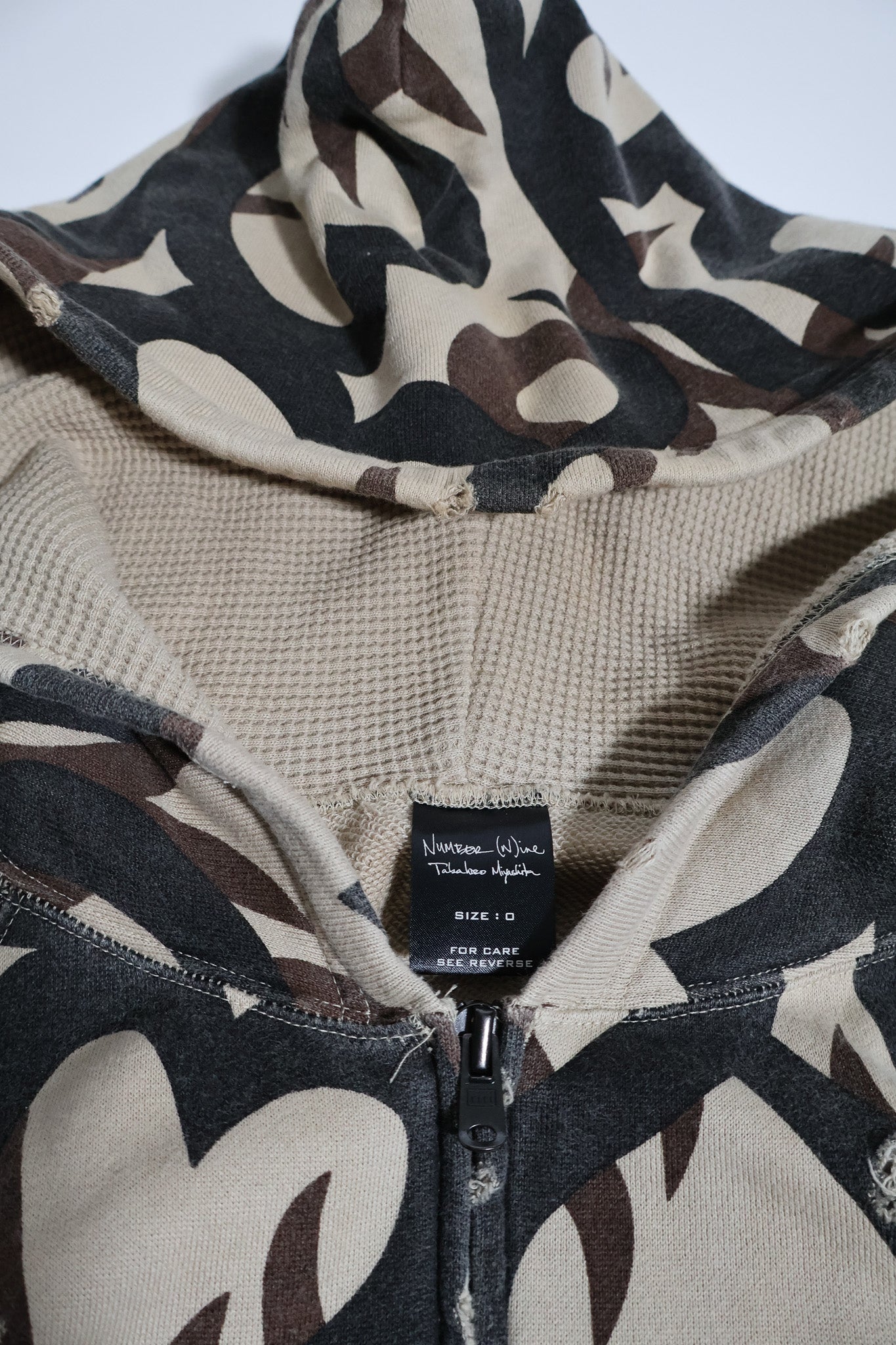 Number (N)ine AW04 Tribal Zip Hoodie