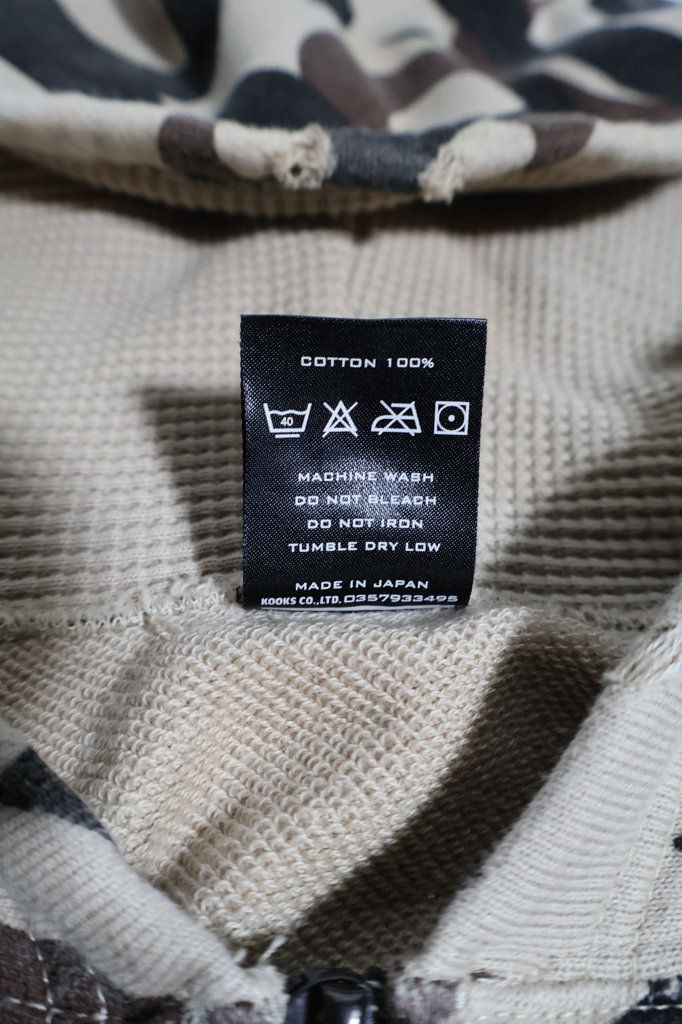Number (N)ine AW04 Tribal Zip Hoodie