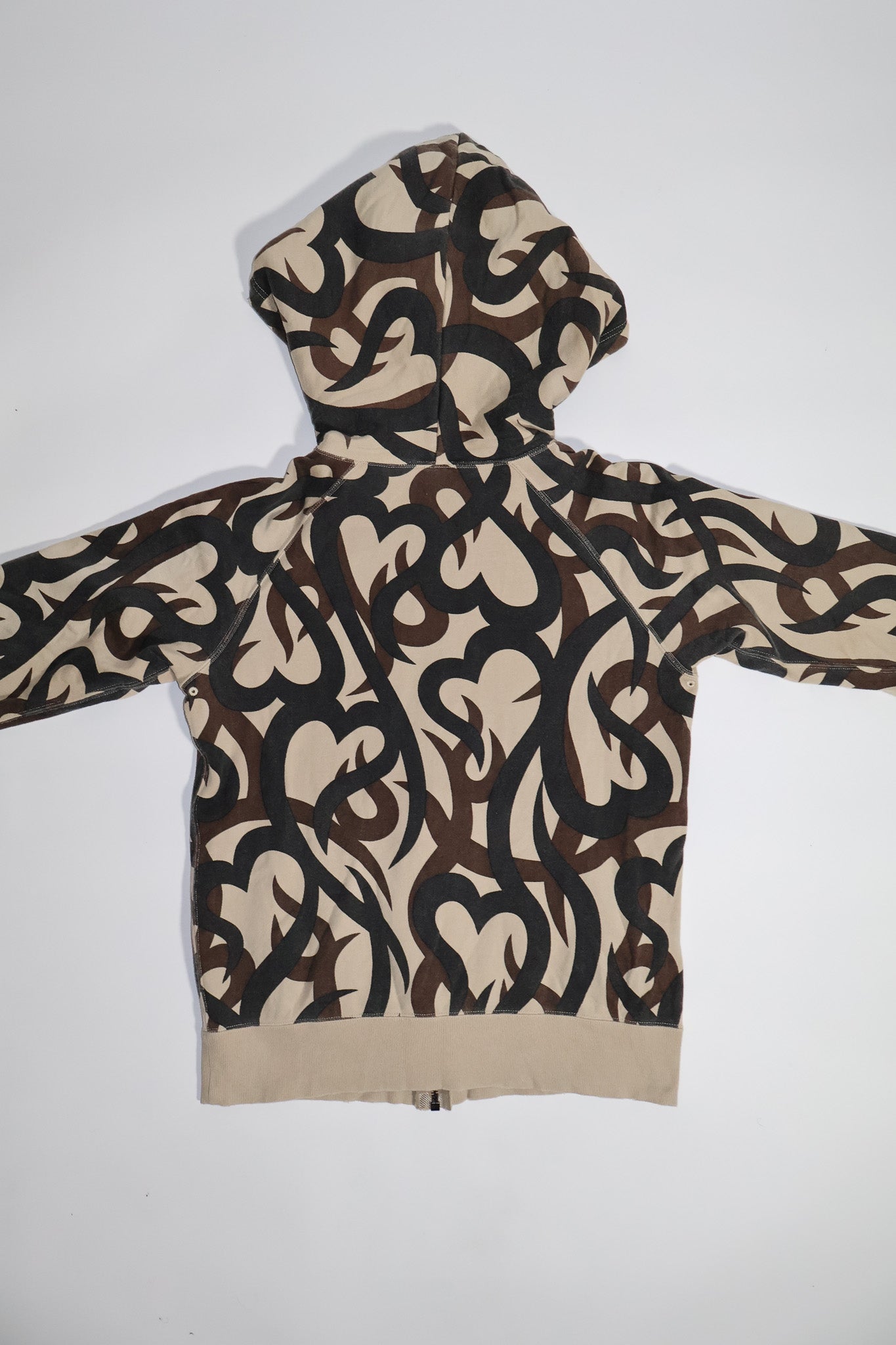 Number (N)ine AW04 Tribal Zip Hoodie