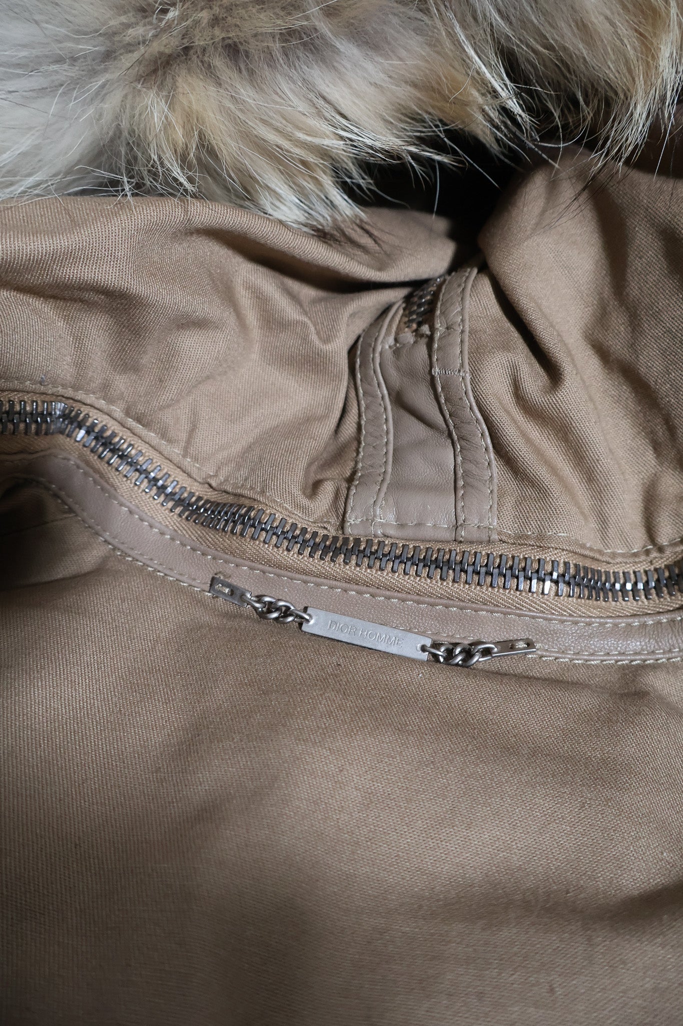 Dior Homme AW04 VOTC Runway Coyote Fur Vest