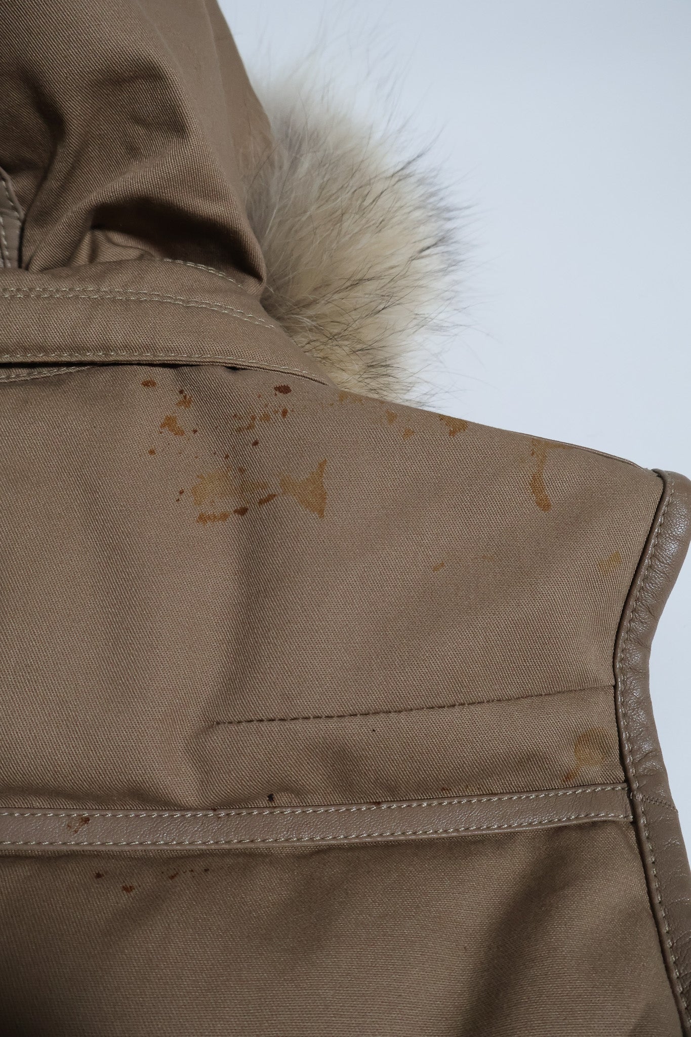 Dior Homme AW04 VOTC Runway Coyote Fur Vest