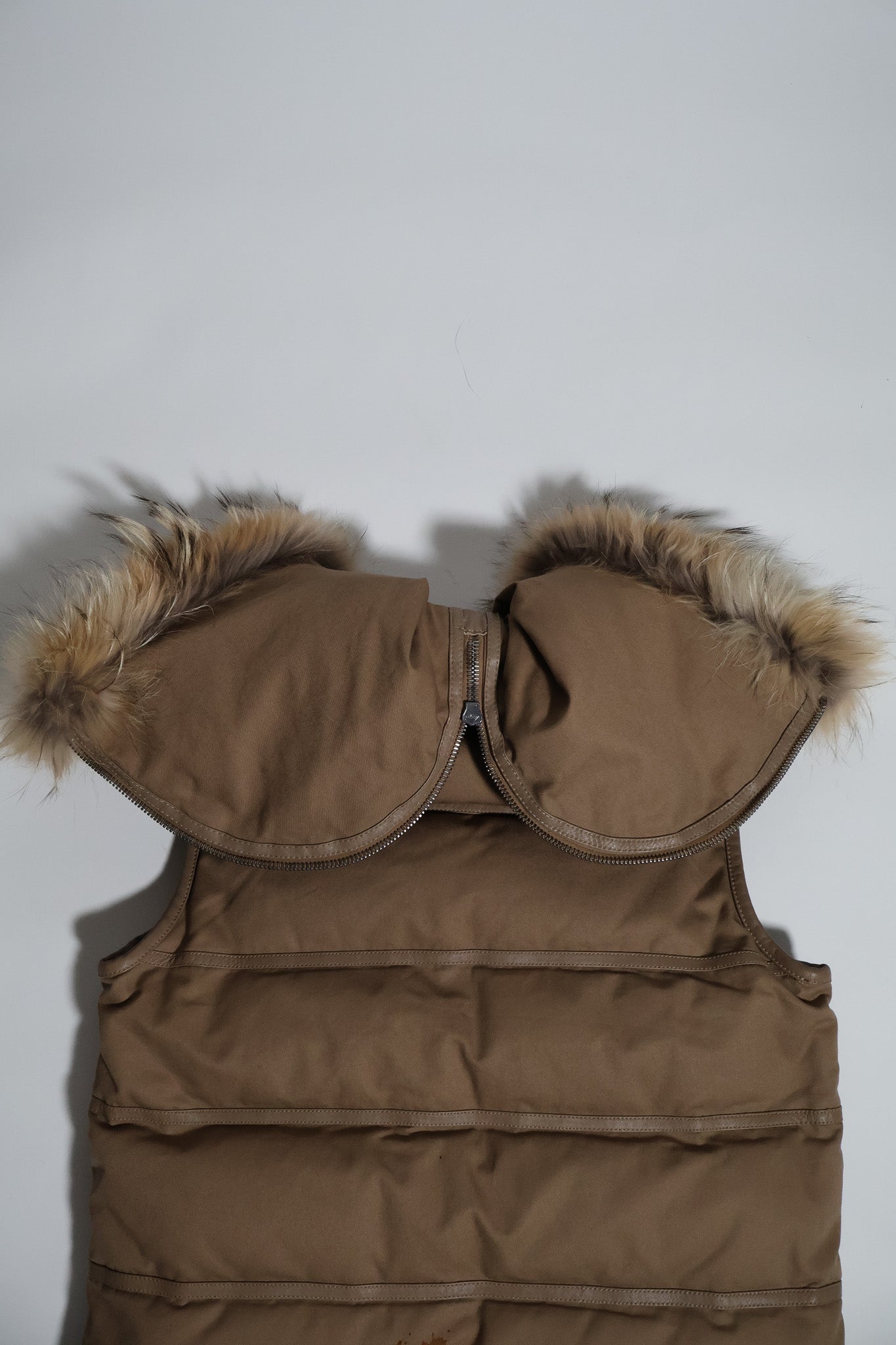 Dior Homme AW04 VOTC Runway Coyote Fur Vest