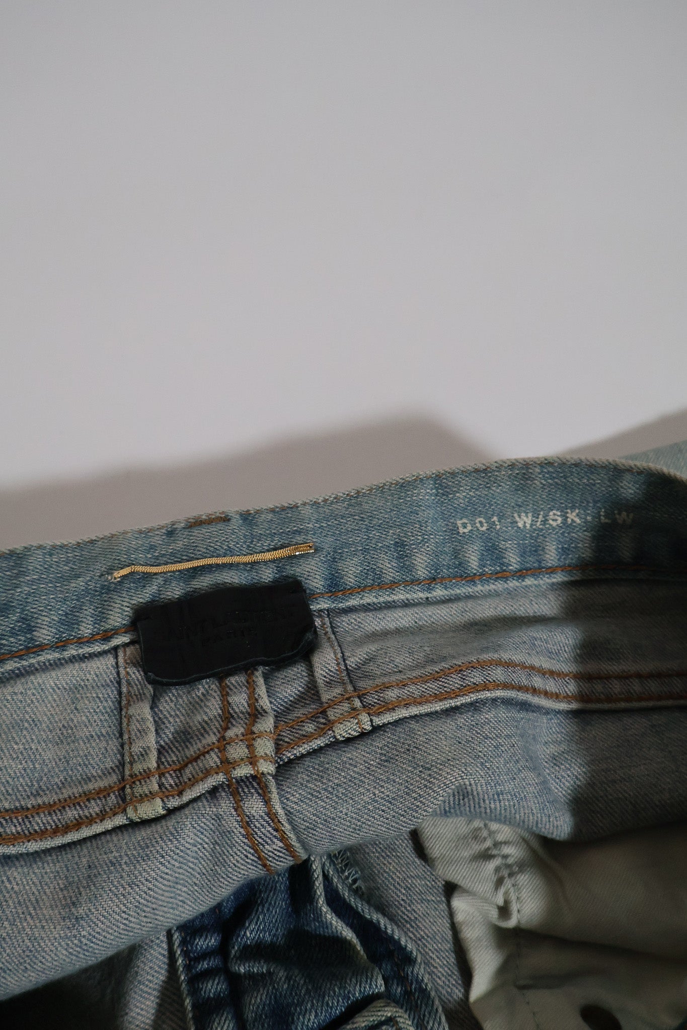 Saint Laurent Paris AW15 Crash Denim