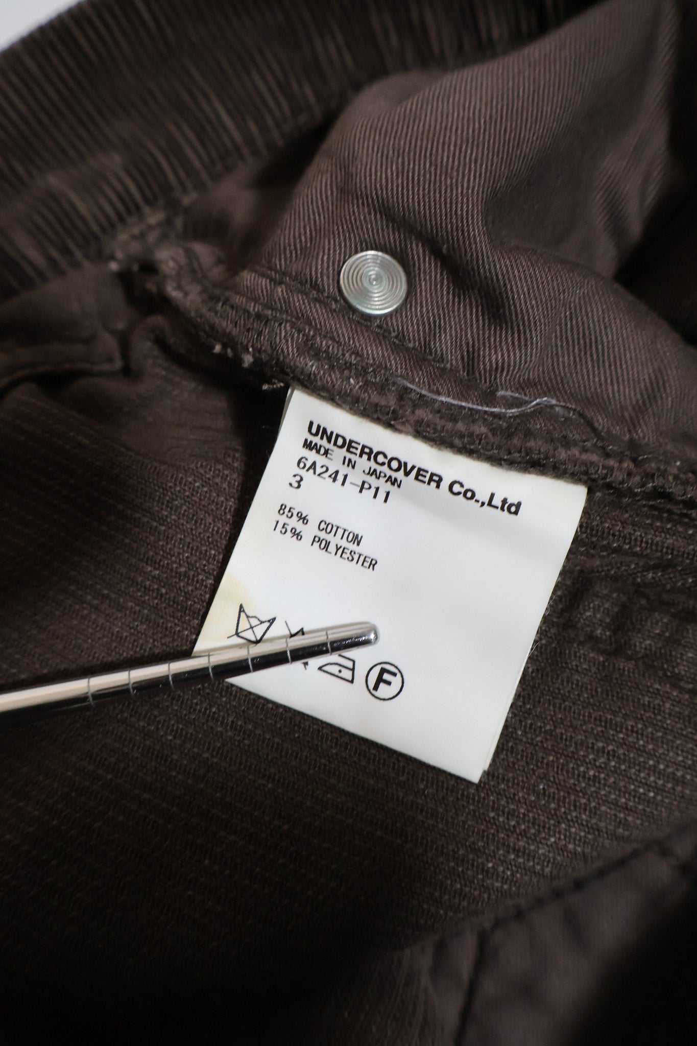 Undercover AW05 Corduroy Bug Denim