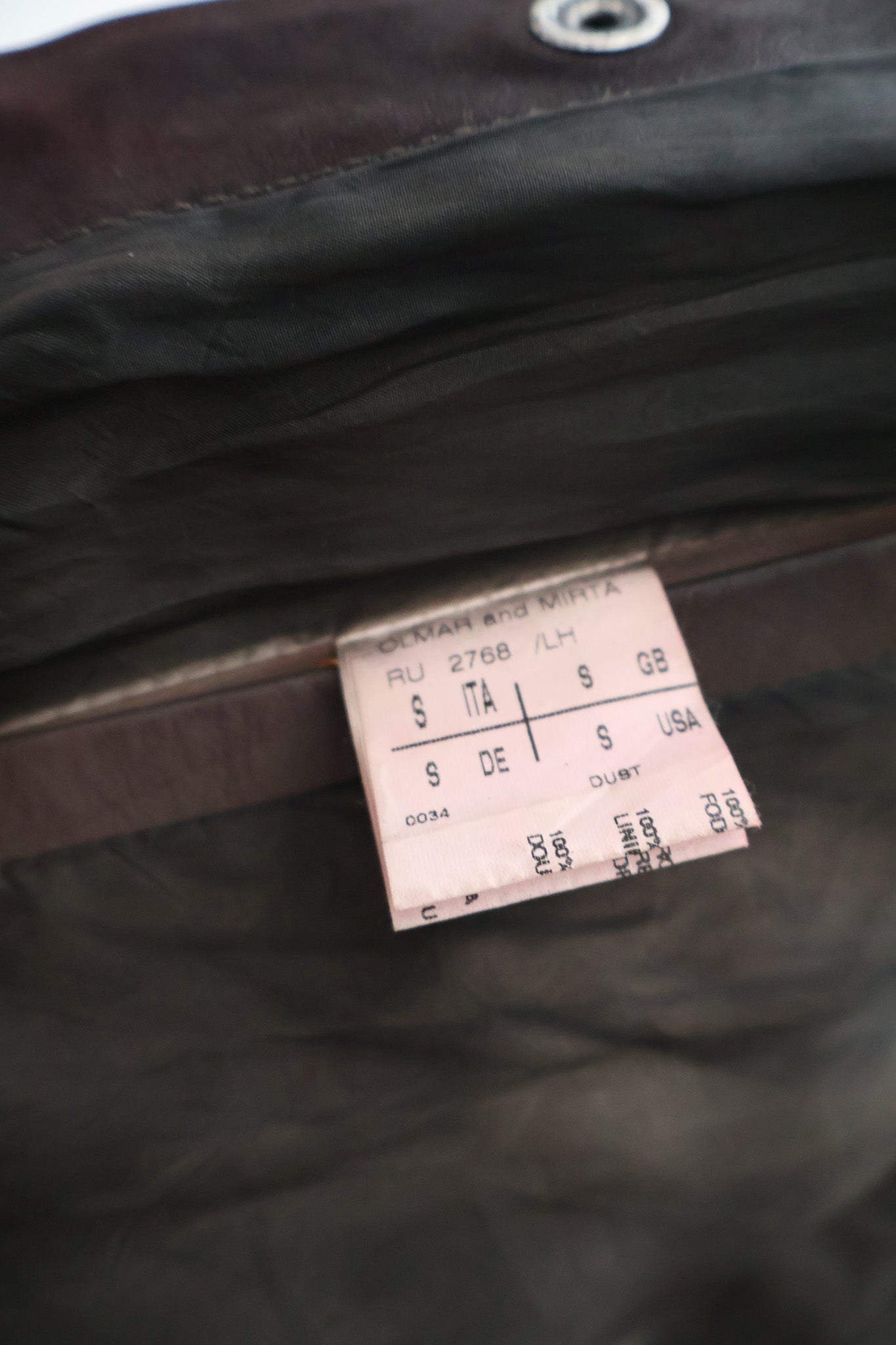 Rick Owens SS05 Scorpio Horse Leather Jacket