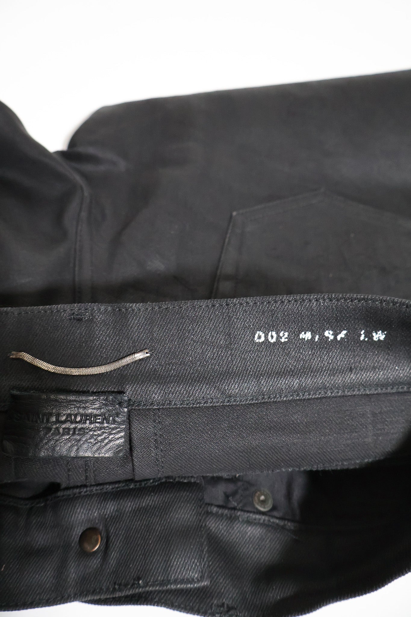 Saint Laurent Paris SS14 Waxed D02 Denim