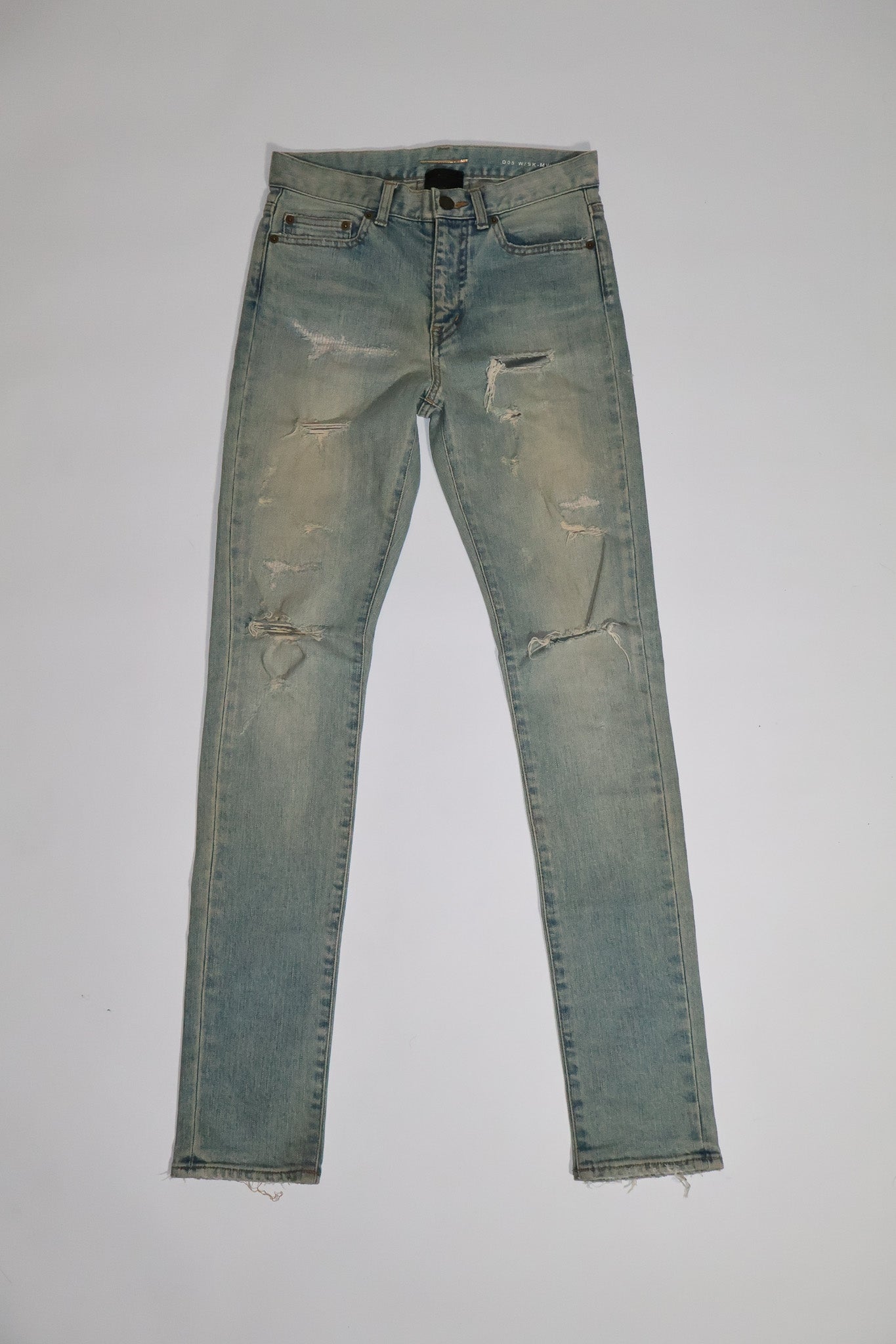 Saint Laurent Paris AW16 Crash Denim
