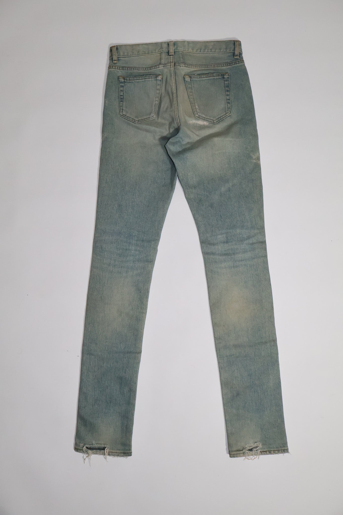 Saint Laurent Paris AW16 Crash Denim