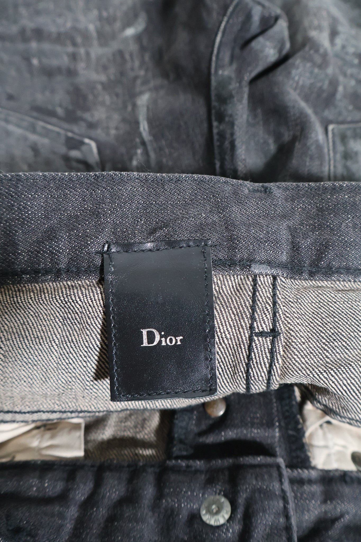Dior Homme AW03 Waxed Luster Denim
