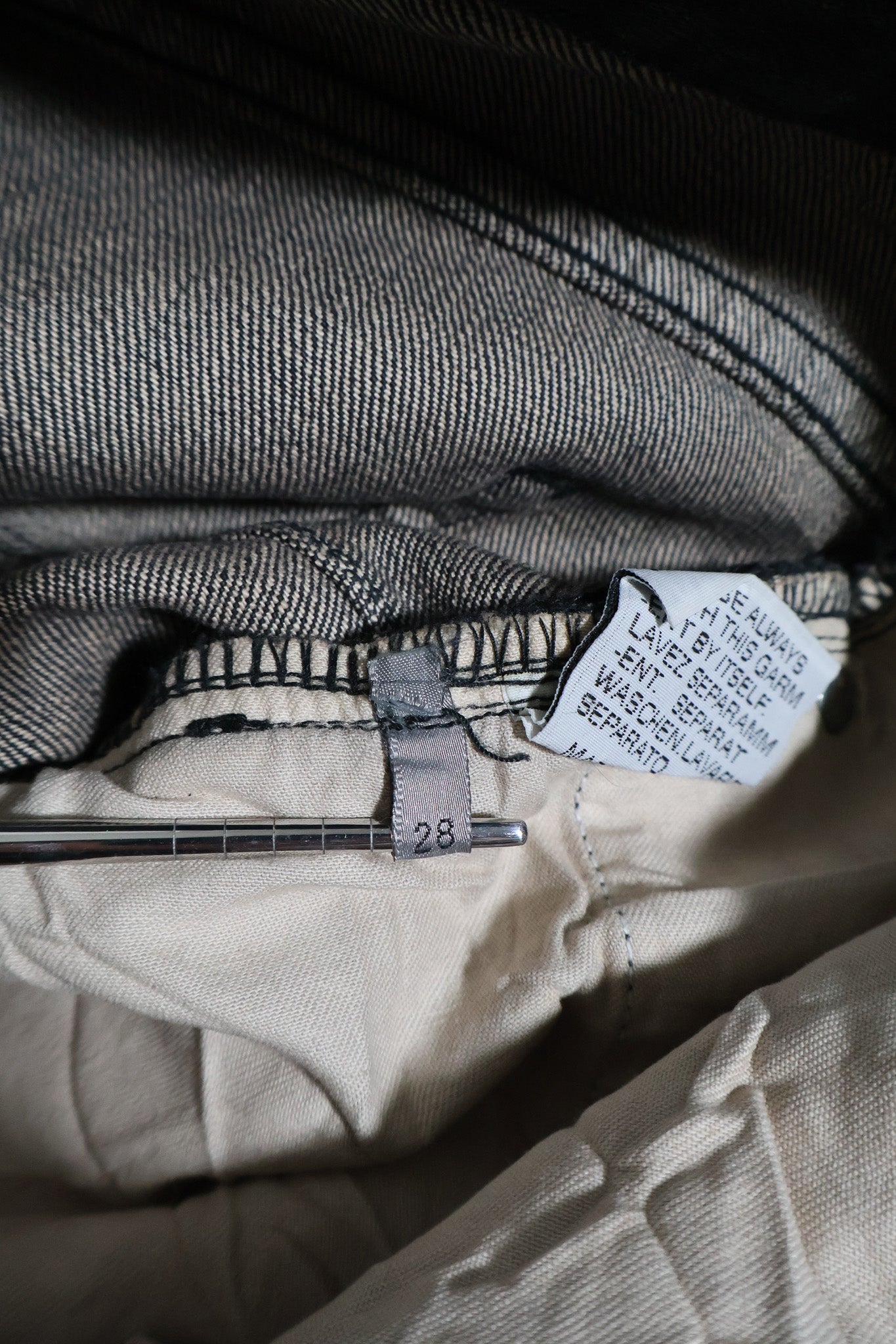 Dior Homme AW03 Waxed Luster Denim