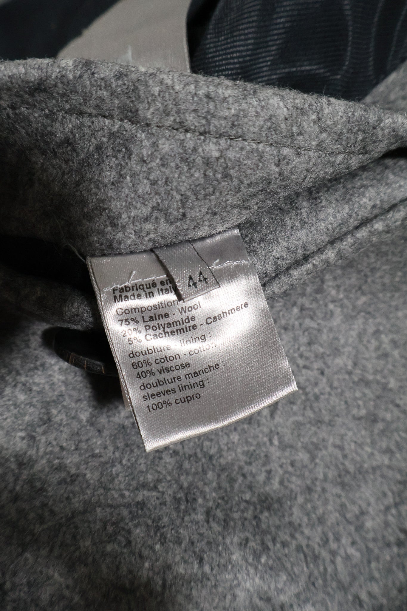 Dior Homme AW06 Cashmere Blend Peacoat