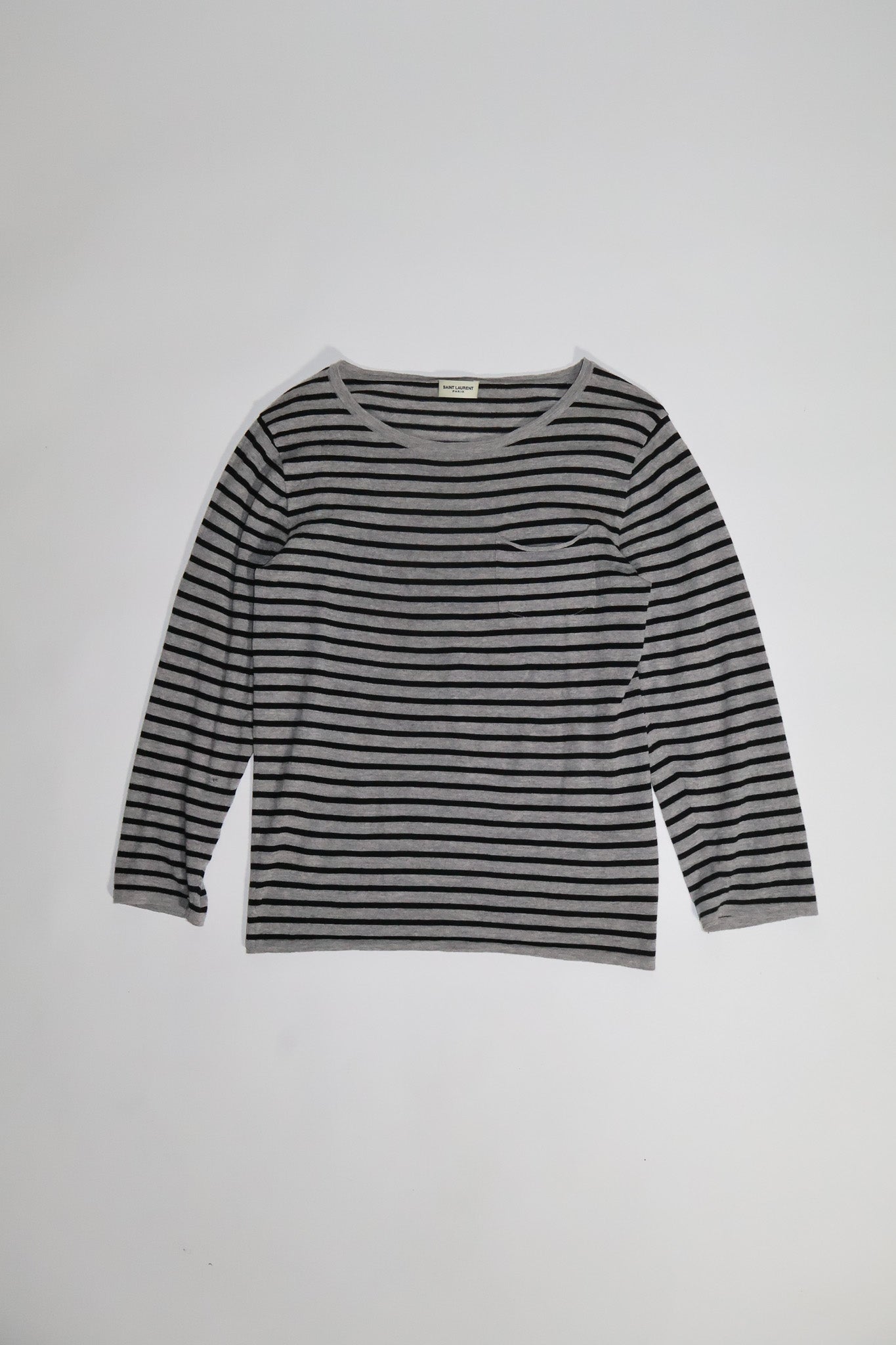 Saint Laurent Paris SS13 Striped Wool Shirt