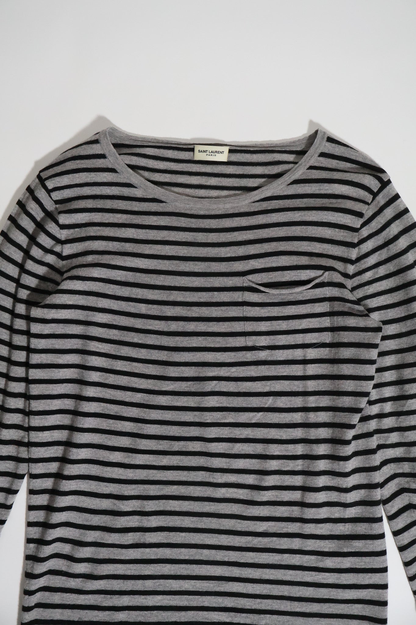 Saint Laurent Paris SS13 Striped Wool Shirt