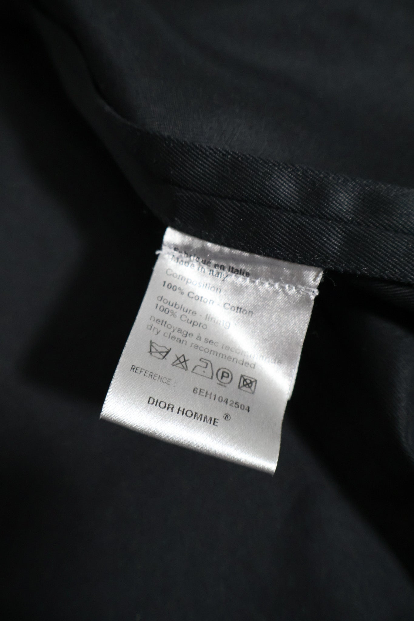 Dior Homme AW06 Satin Lapel Blazer