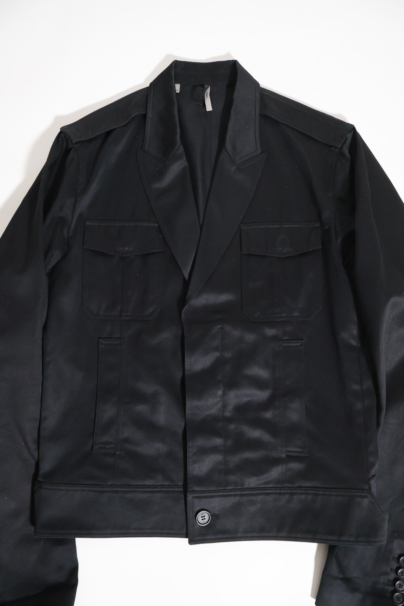 Dior Homme SS06 Coated Military Blazer Jacket