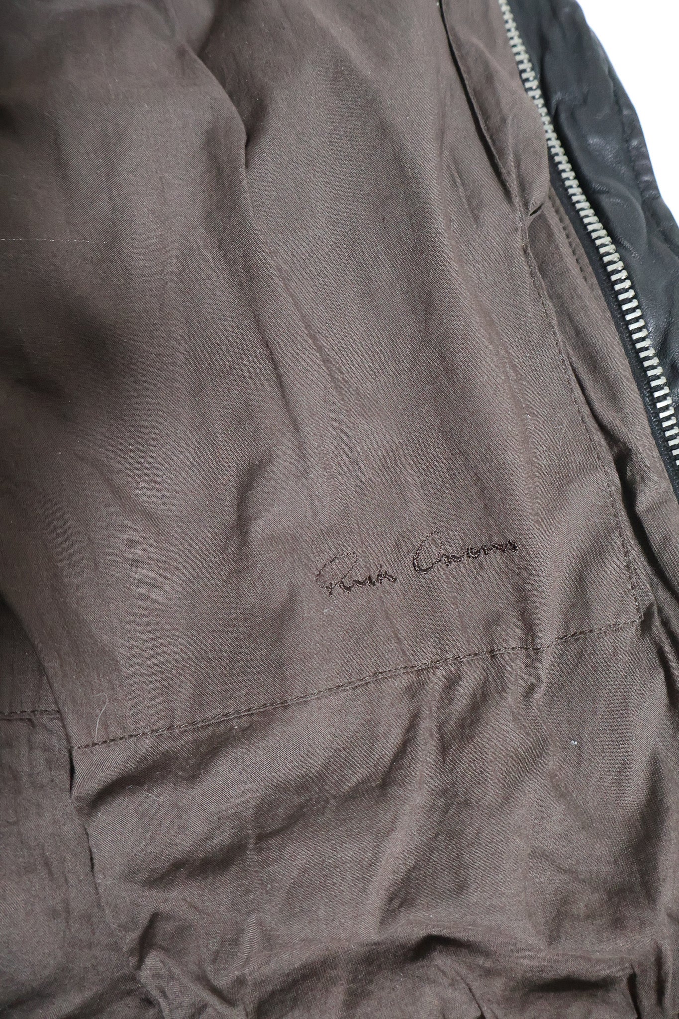 Rick Owens SS08 Creatch F1 Leather Jacket