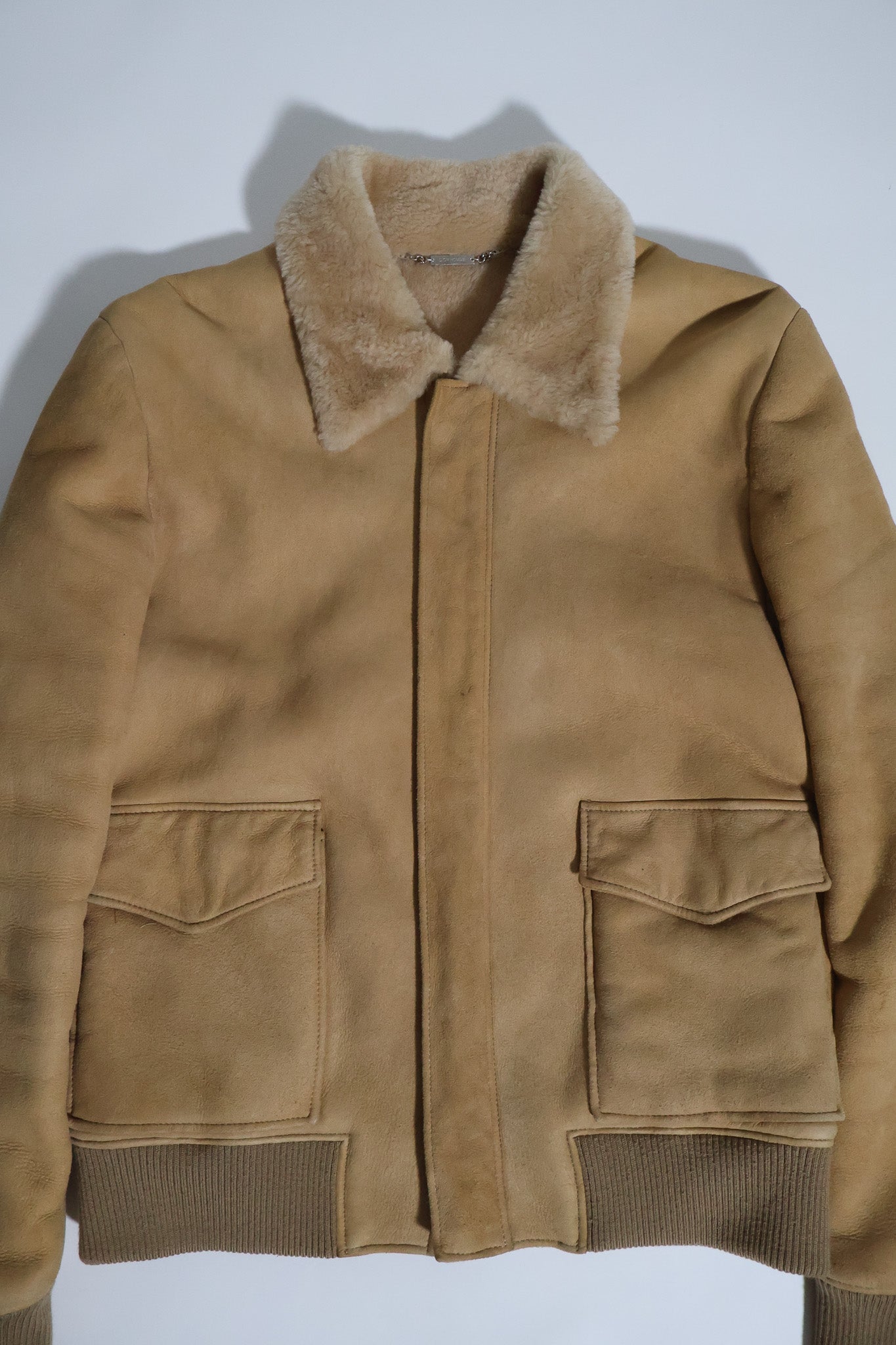 Dior Homme AW04 Sheepskin Mouton Runway Jacket