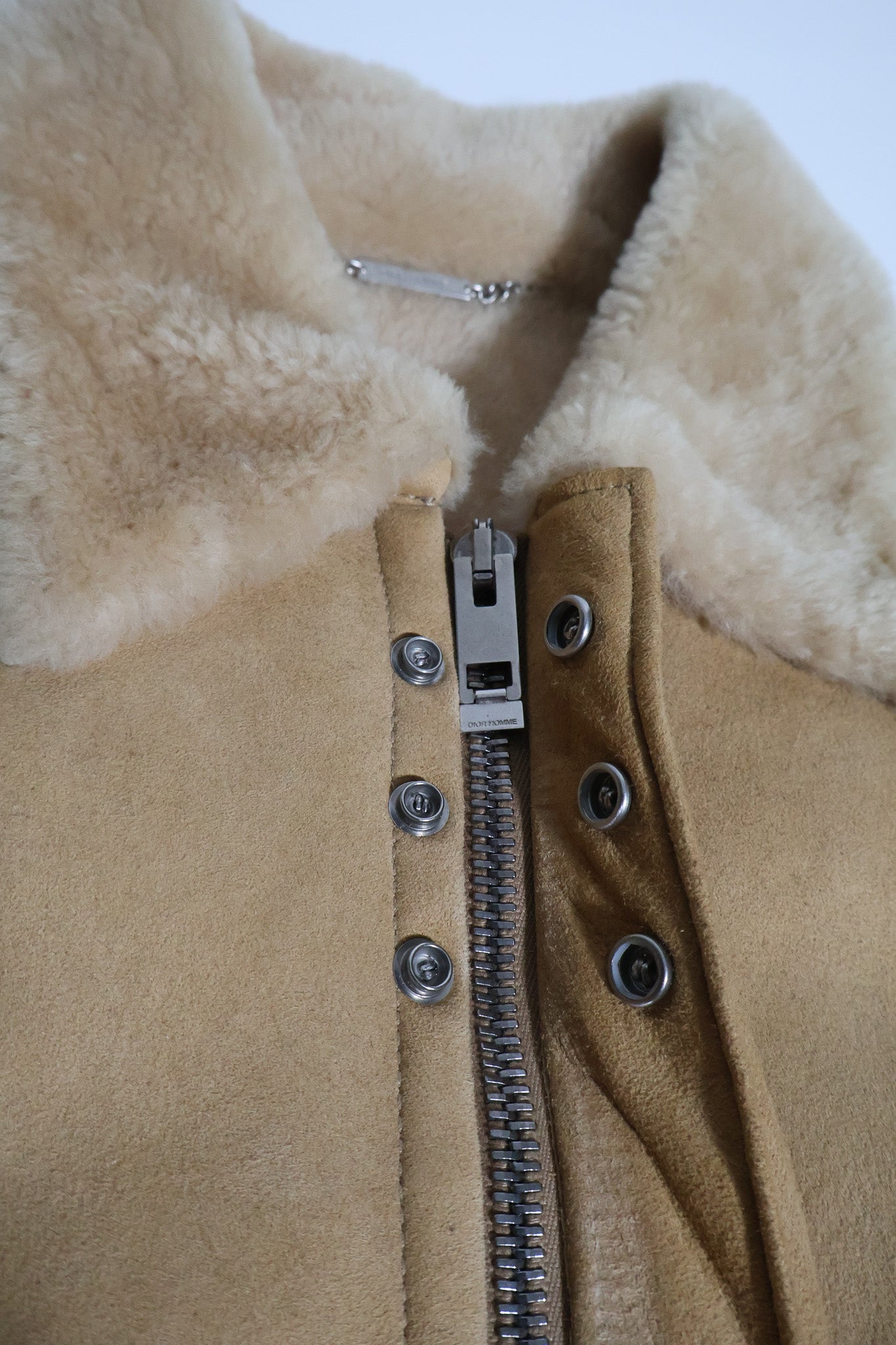 Dior Homme AW04 Sheepskin Mouton Runway Jacket