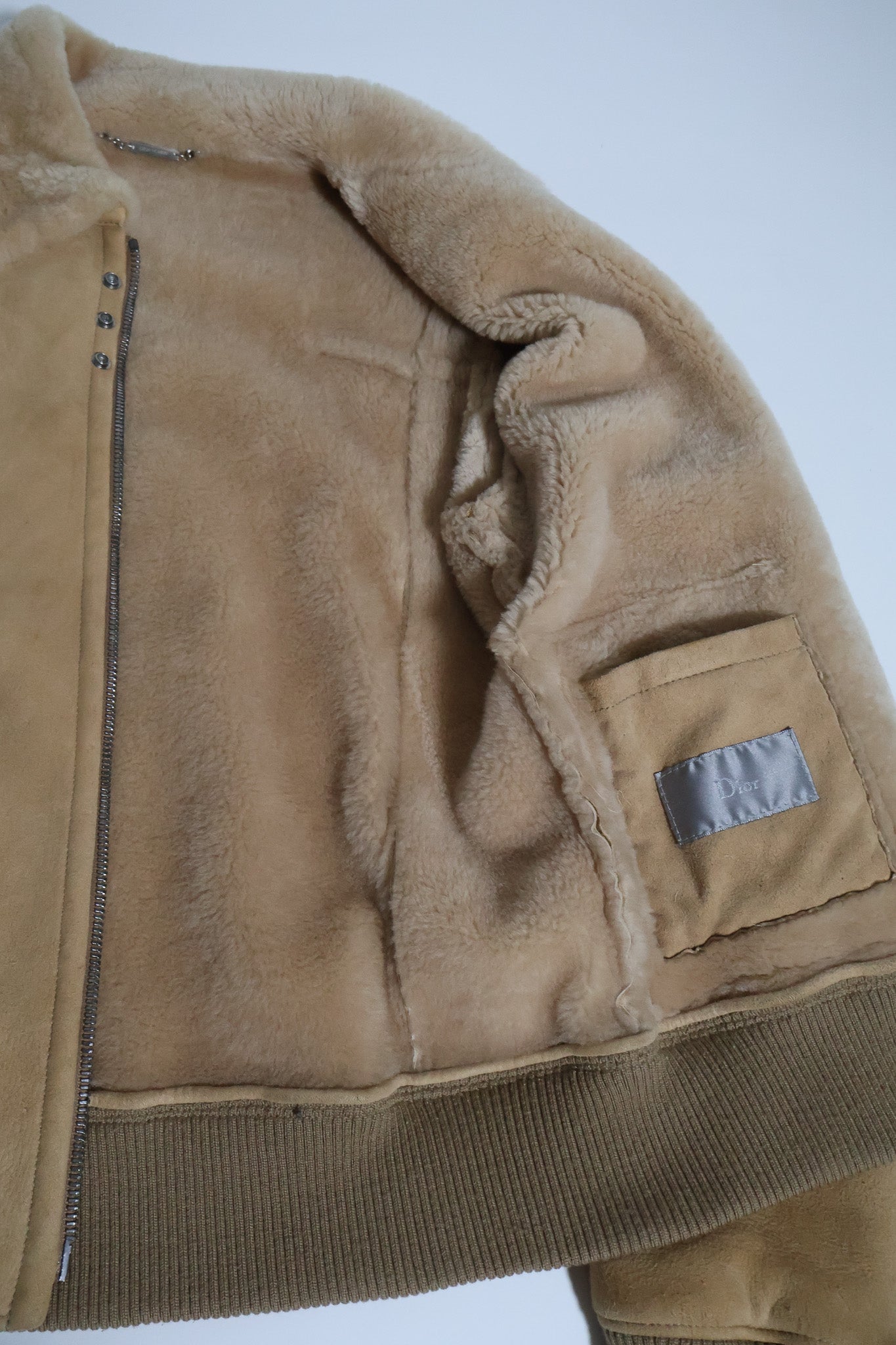 Dior Homme AW04 Sheepskin Mouton Runway Jacket