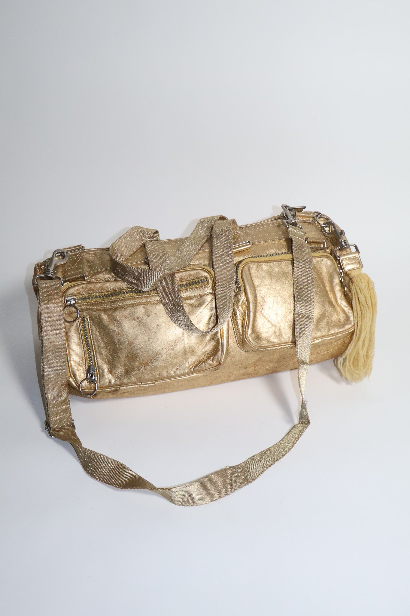 Dior Homme SS07 Gold Deville Duffel Bag
