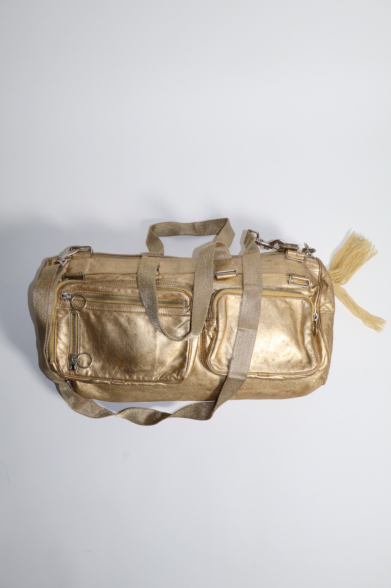 Dior Homme SS07 Gold Deville Duffel Bag