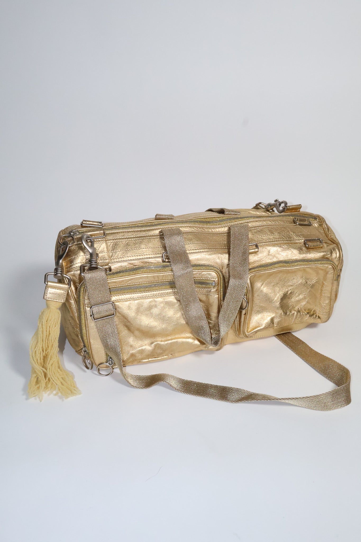 Dior Homme SS07 Gold Deville Duffel Bag
