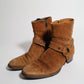Saint Laurent Paris AW14 Suede Wyatt Harness Boots
