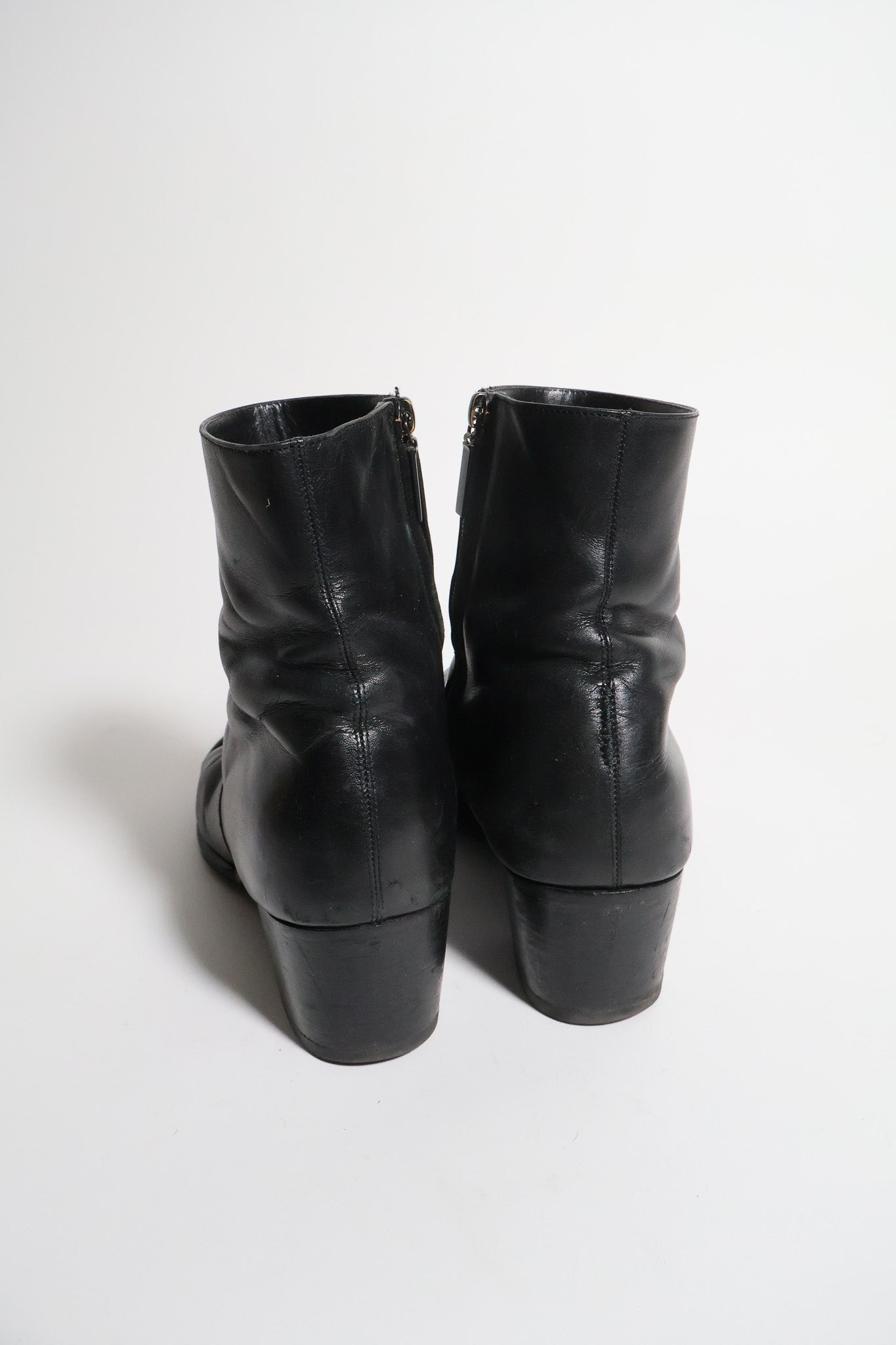 Saint Laurent Paris AW16 60cm Zip Wyatt Boots