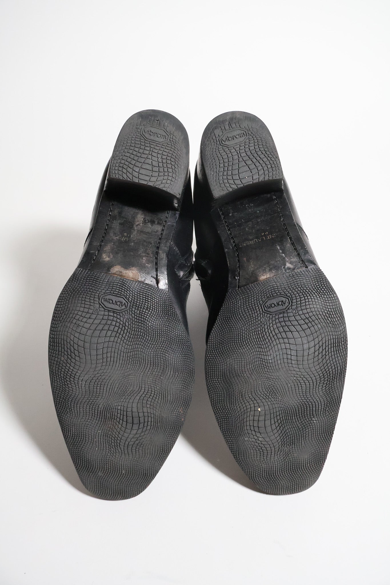 Saint Laurent Paris AW16 60cm Zip Wyatt Boots