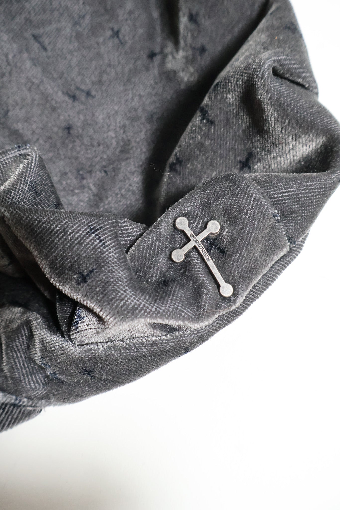 Undercover AW02 Witches Cell Division Cross Newspaper Hat