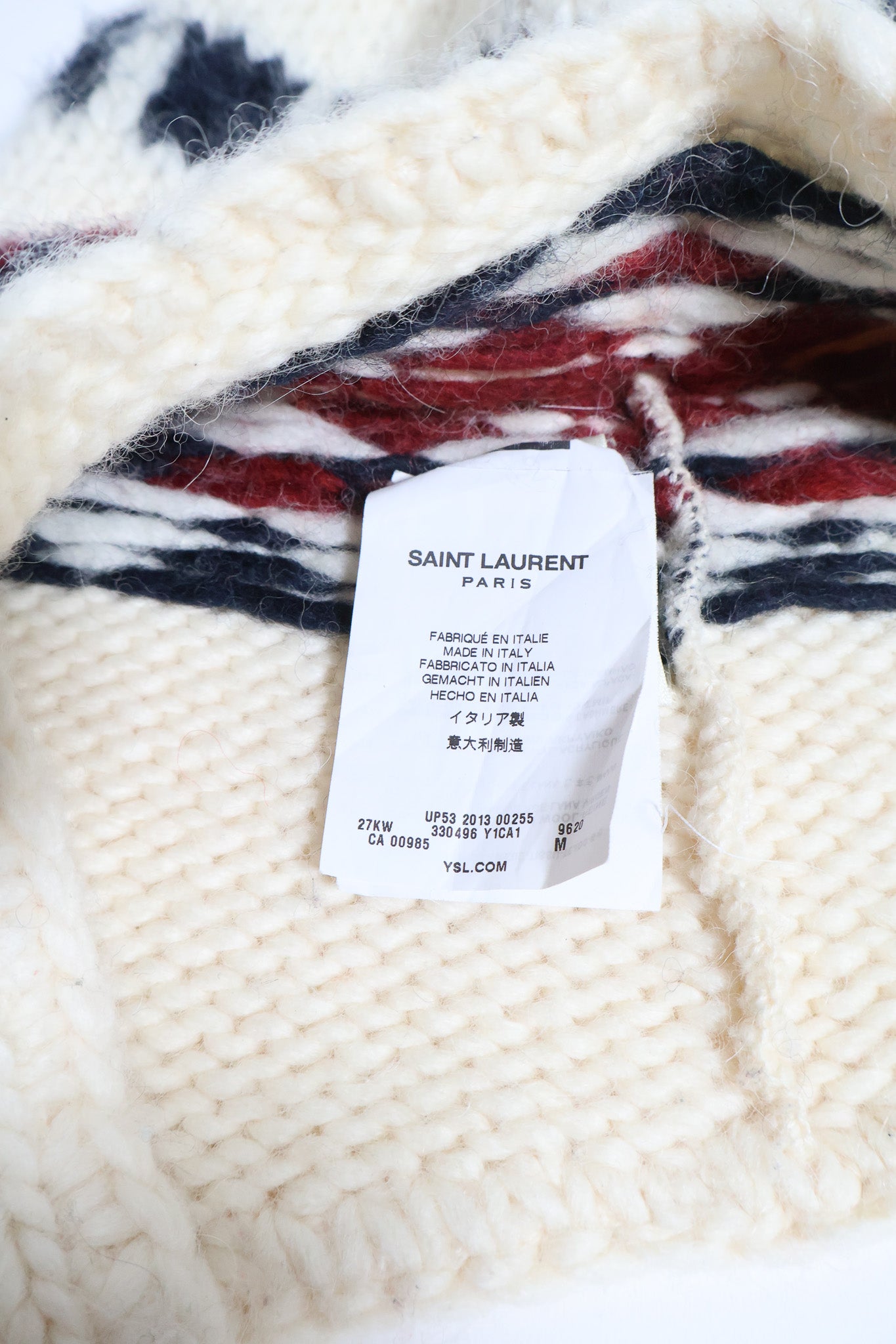 Saint Laurent Paris FW13 Nordic Beanie