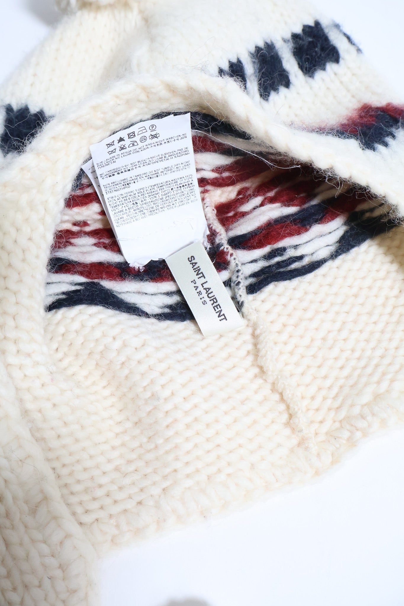 Saint Laurent Paris FW13 Nordic Beanie