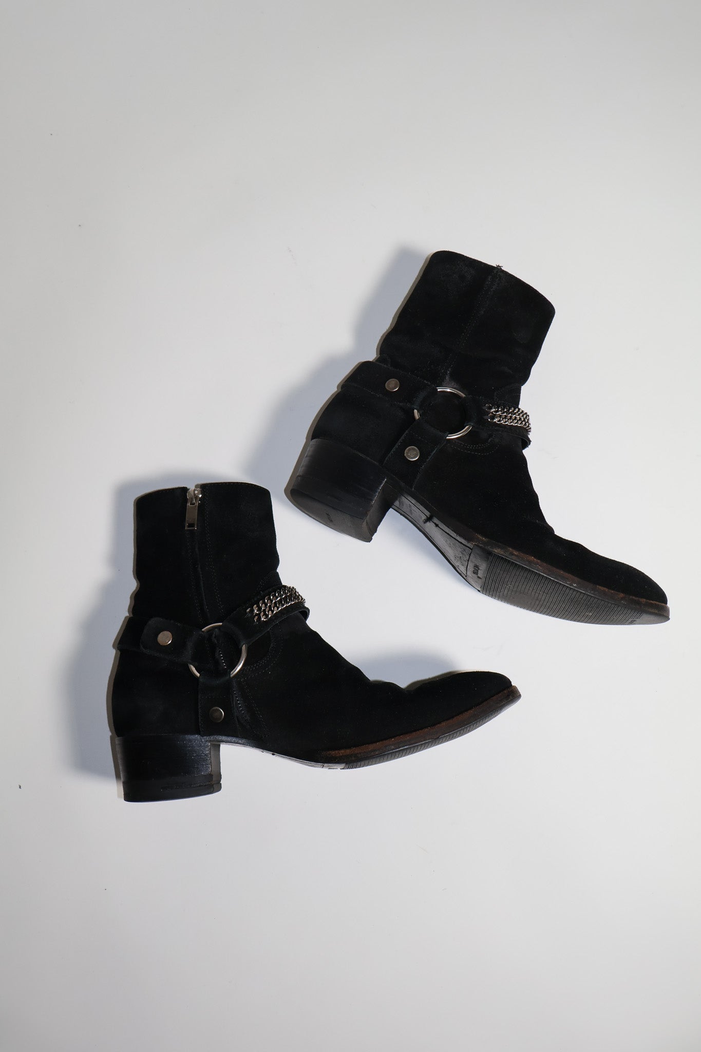 Saint Laurent Paris AW16 Chain Wyatt Boots