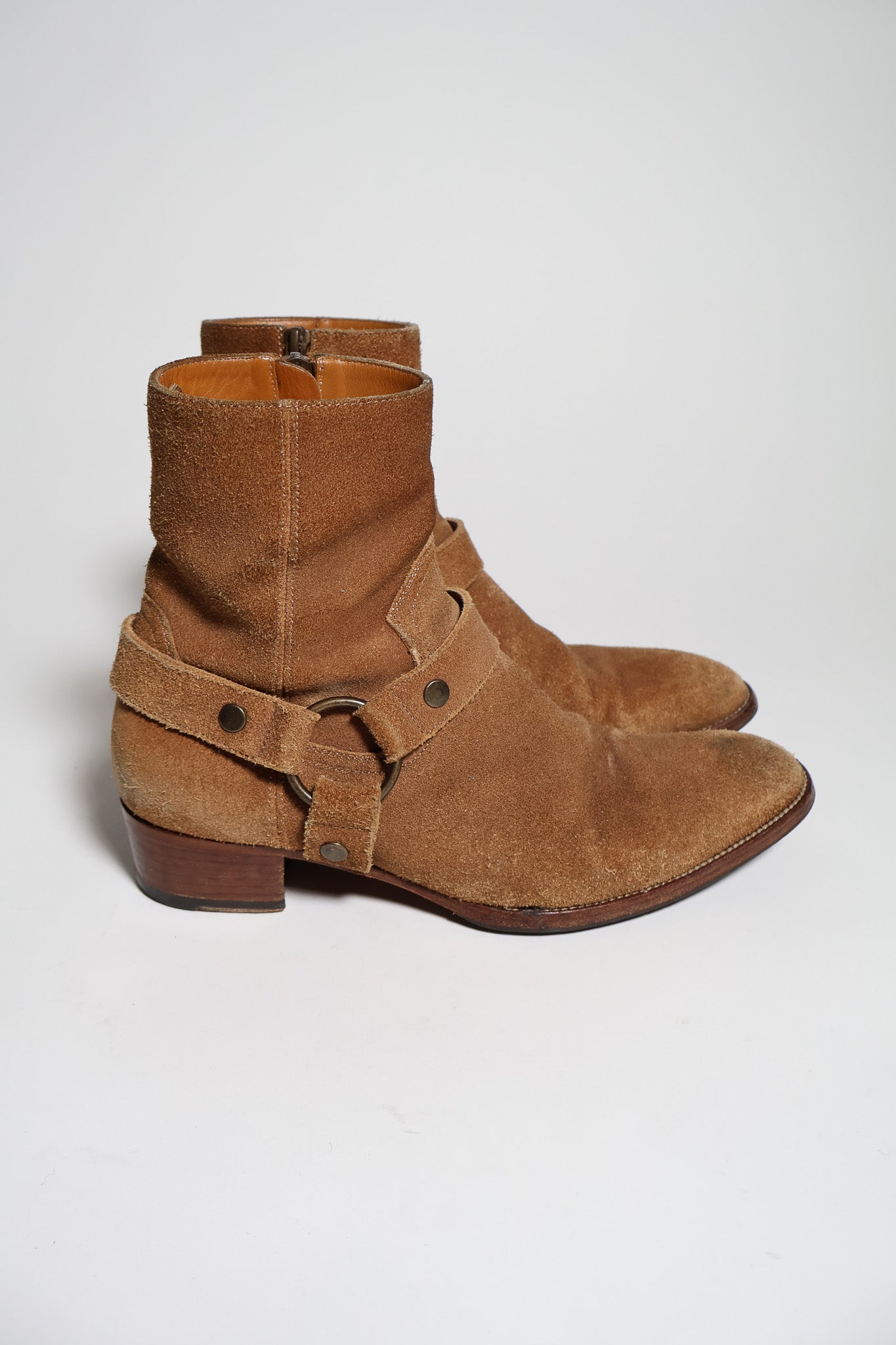 Saint Laurent Paris SS16 Suede Wyatt Boots