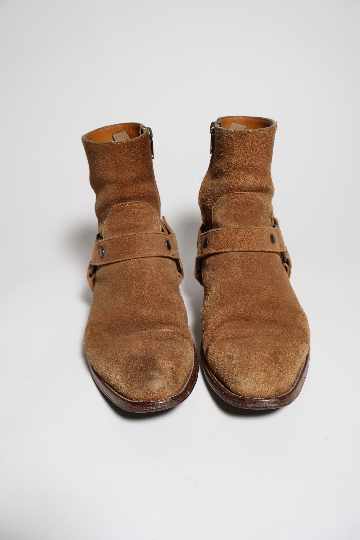 Saint Laurent Paris SS16 Suede Wyatt Boots