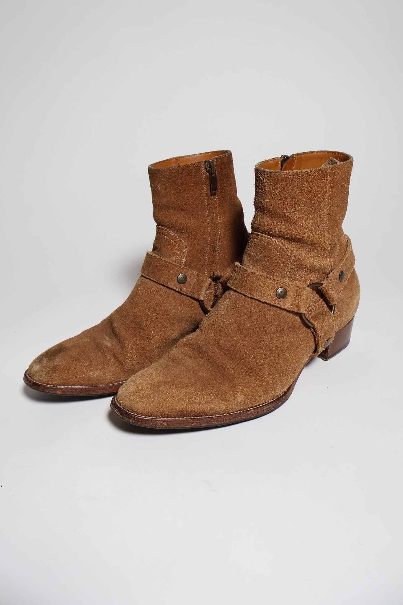 Saint Laurent Paris SS16 Suede Wyatt Boots